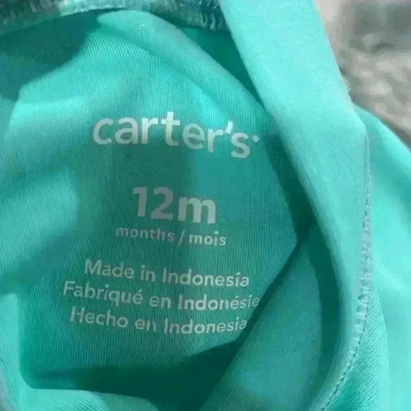 Carter’s baby shark one piece wet suit bathing suit size 12 Months - Picture 5 of 5